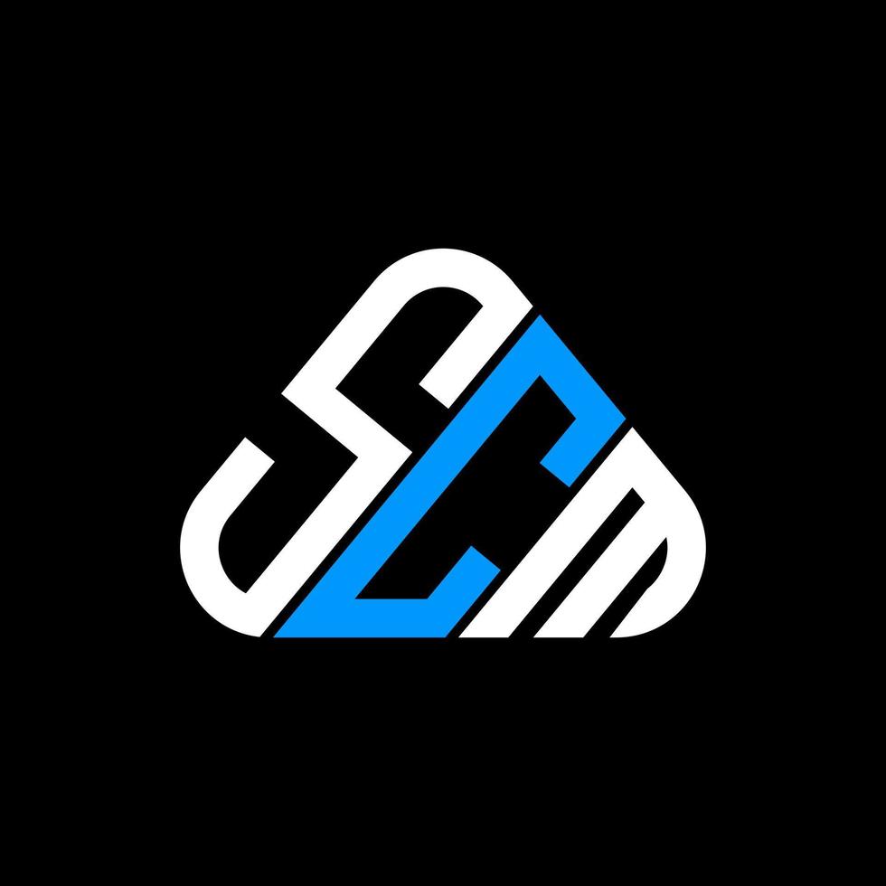 diseño creativo del logotipo de la letra scm con gráfico vectorial, logotipo simple y moderno de scm. vector