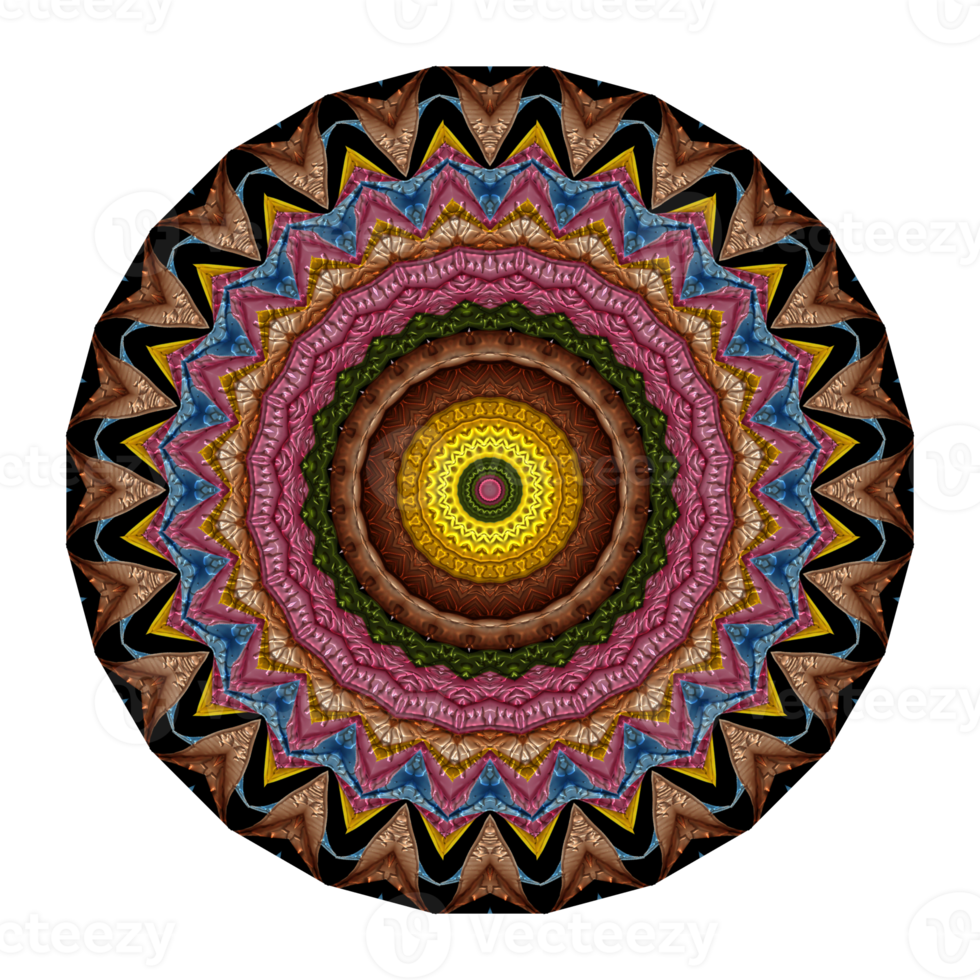 abstrakt mandala mönster, mandala textur bakgrund, digital målad mandala mönster png