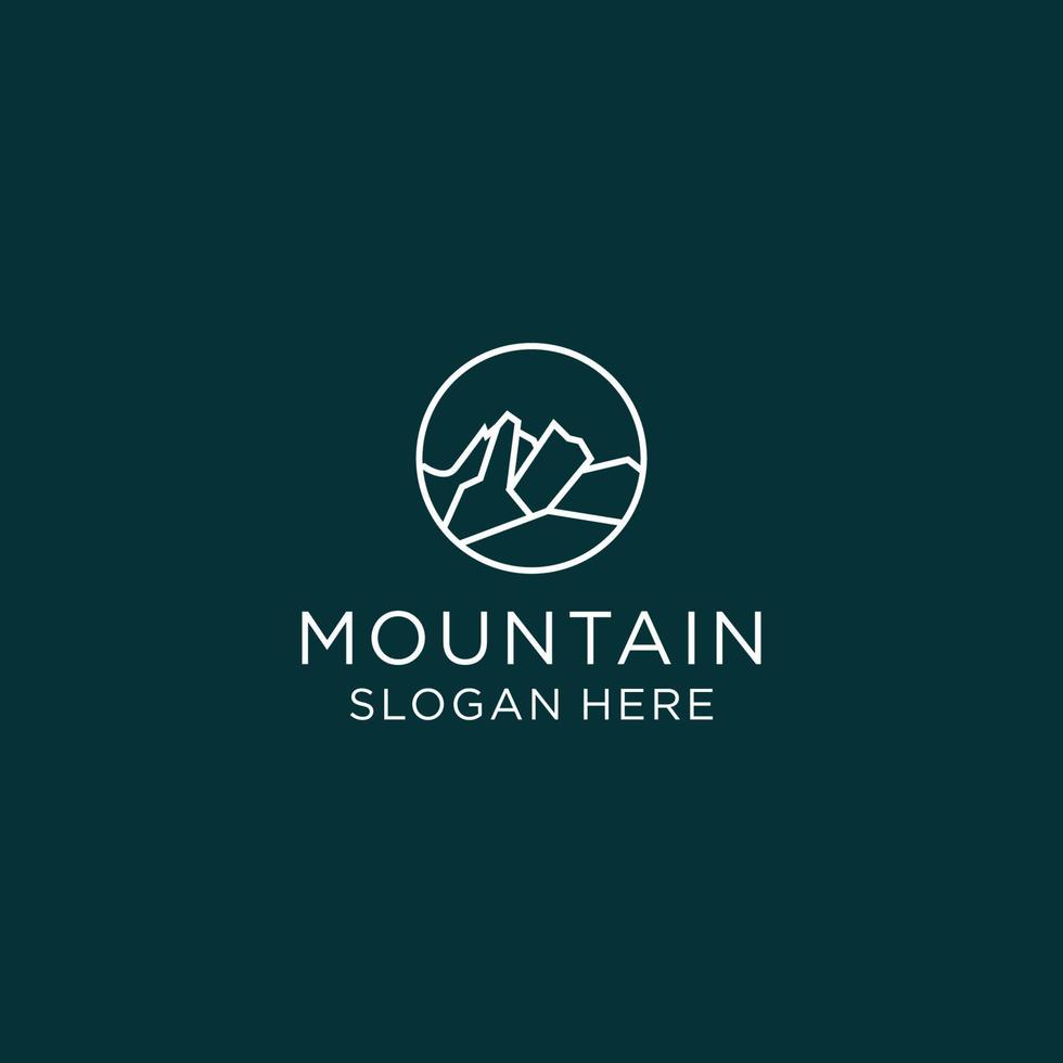 Mountain logo design inspiration Vector Design Template