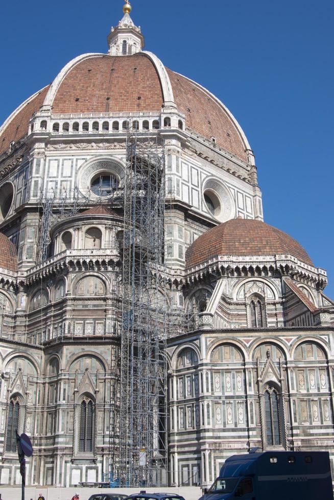 Facade of Cathedral of Saint Mary of the Flower. Florence photo