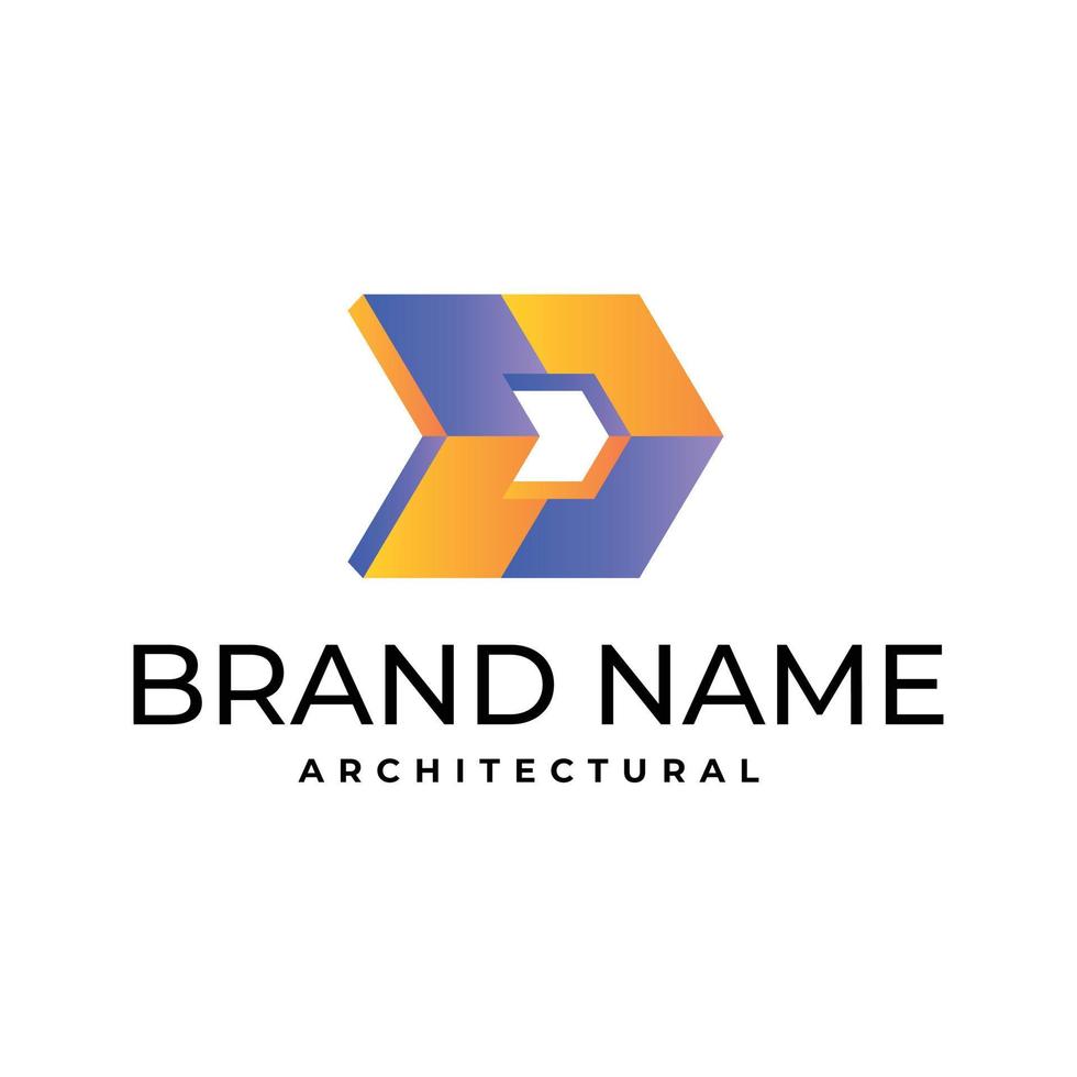 Architecture and real estate logo design template vector