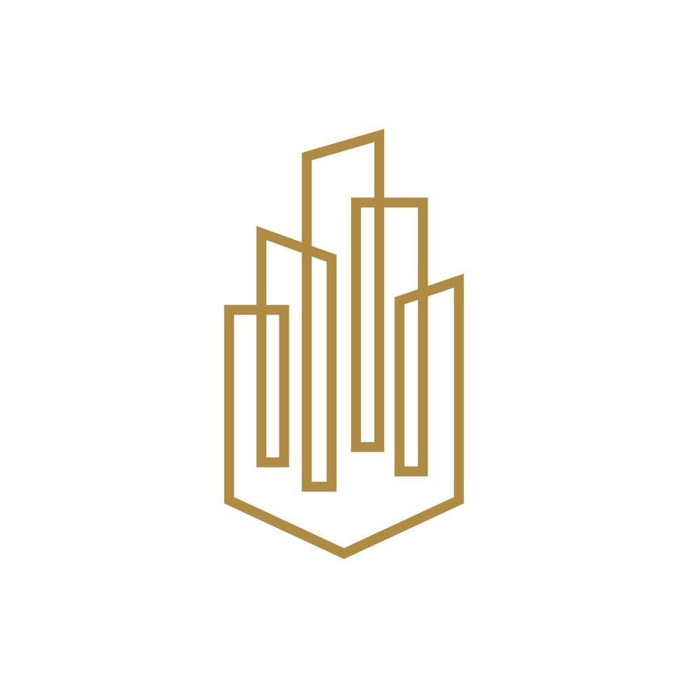 Modern Building Logo vector