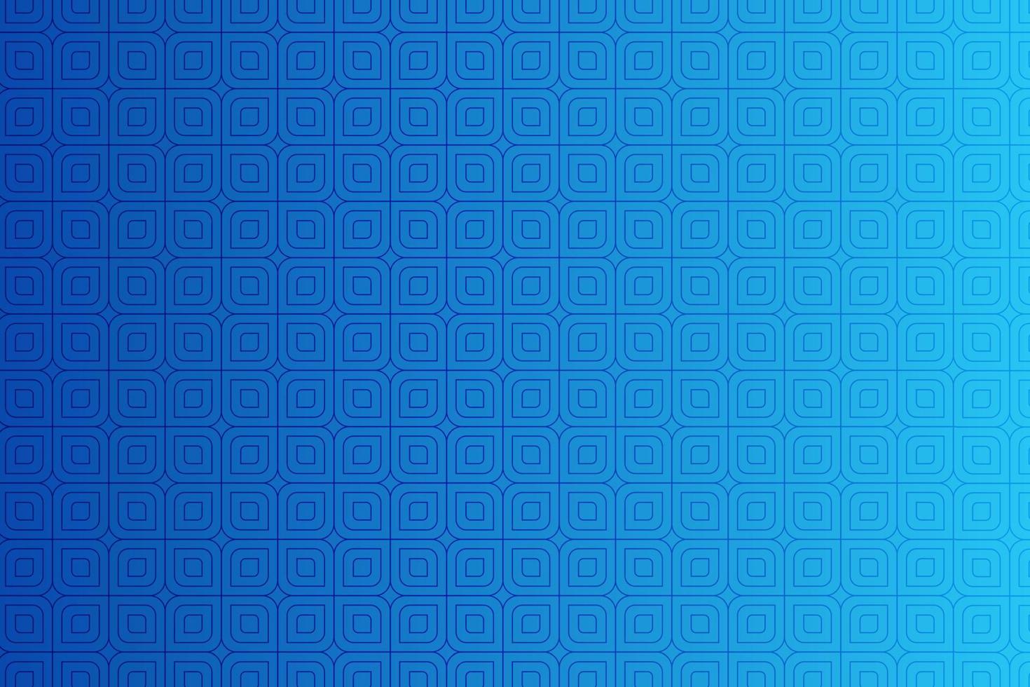 patrón con elementos geométricos en tonos degradados azules, fondo abstracto, patrón vectorial para el diseño vector