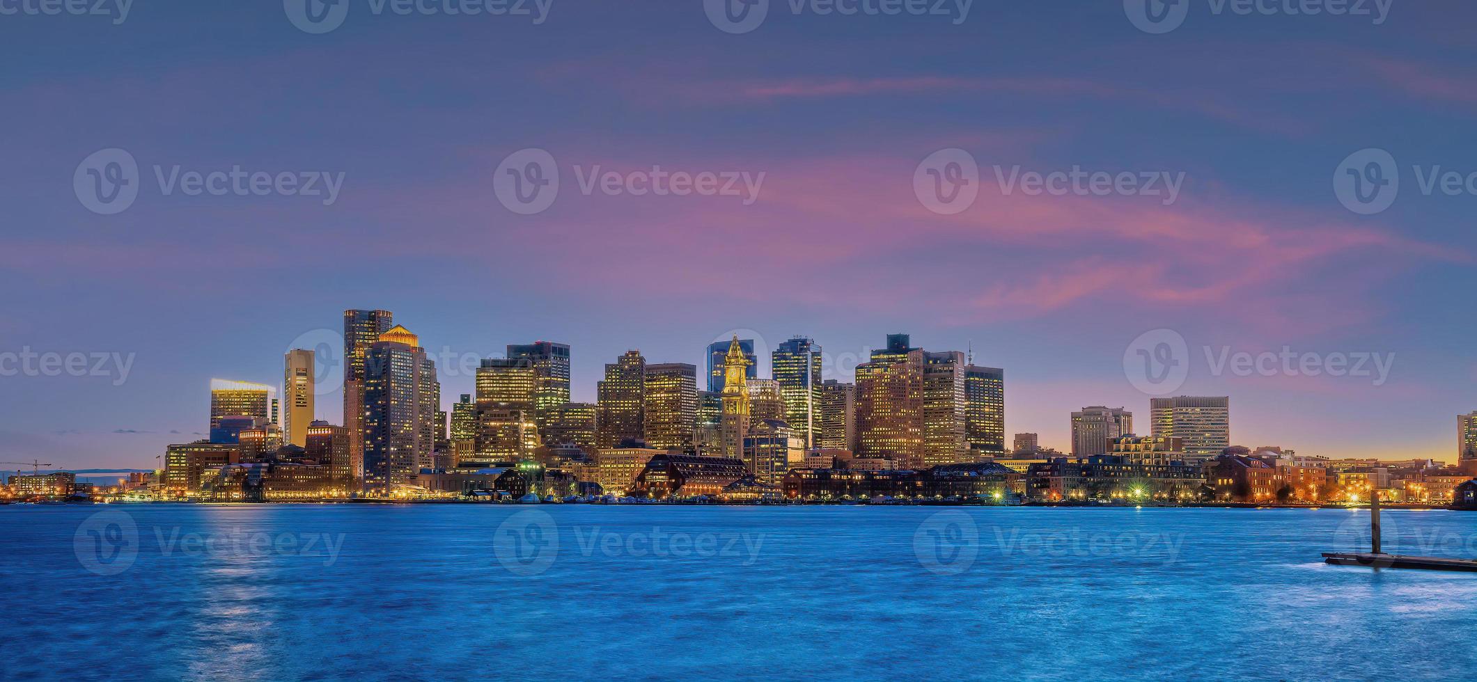 Downtown Boston city skyline  cityscape of Massachusetts in United States photo