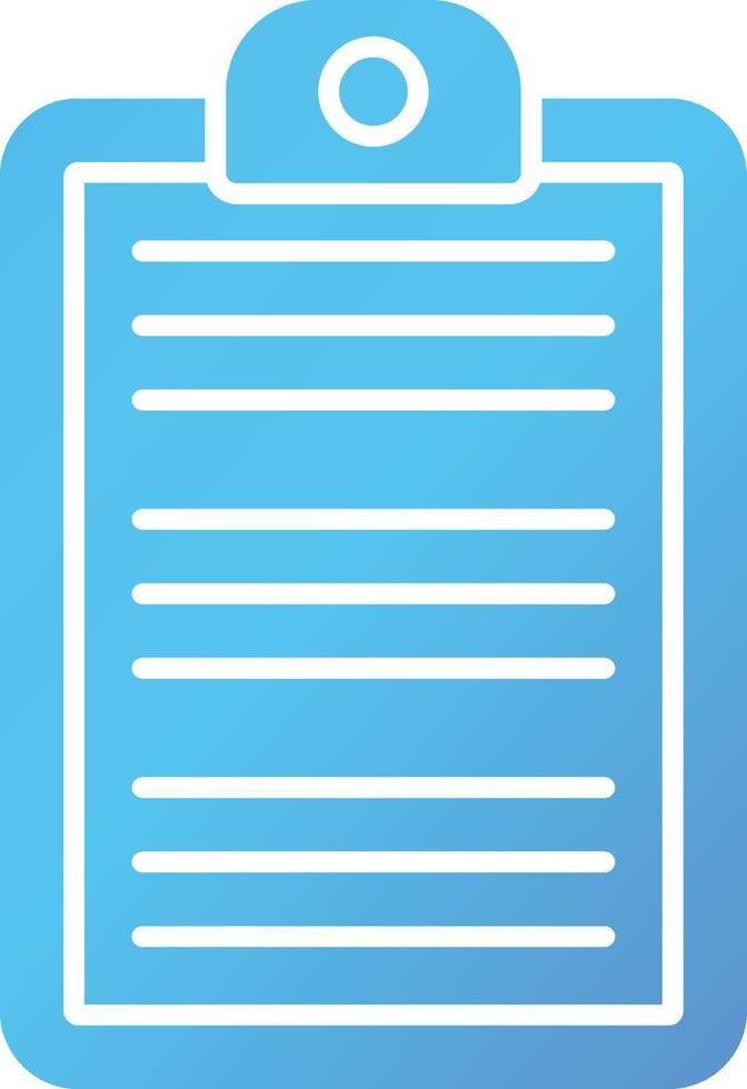 Clipboard Vector Icon