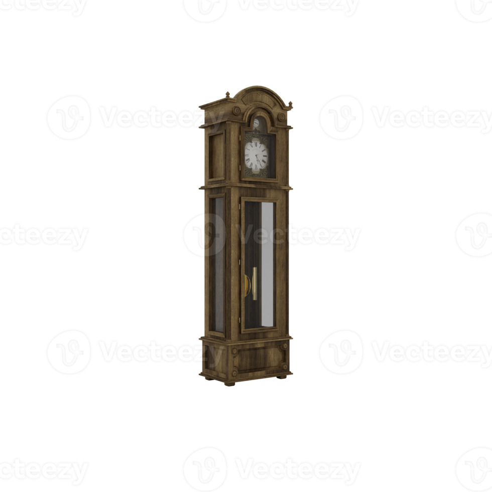 reloj de pie 3d png