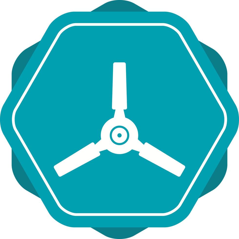 Beautiful Fan Glyph Vector Icon