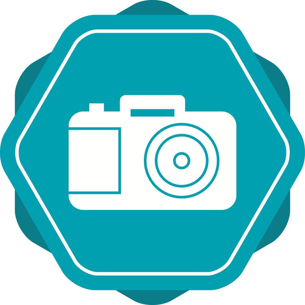 Beautiful Camera Glyph Vector Icon