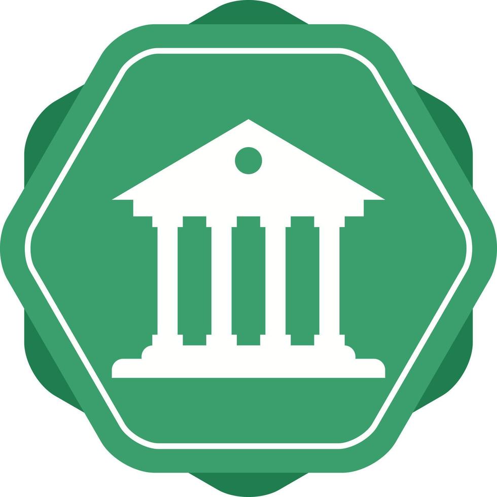 Beautiful Bank Vector Glyph icon