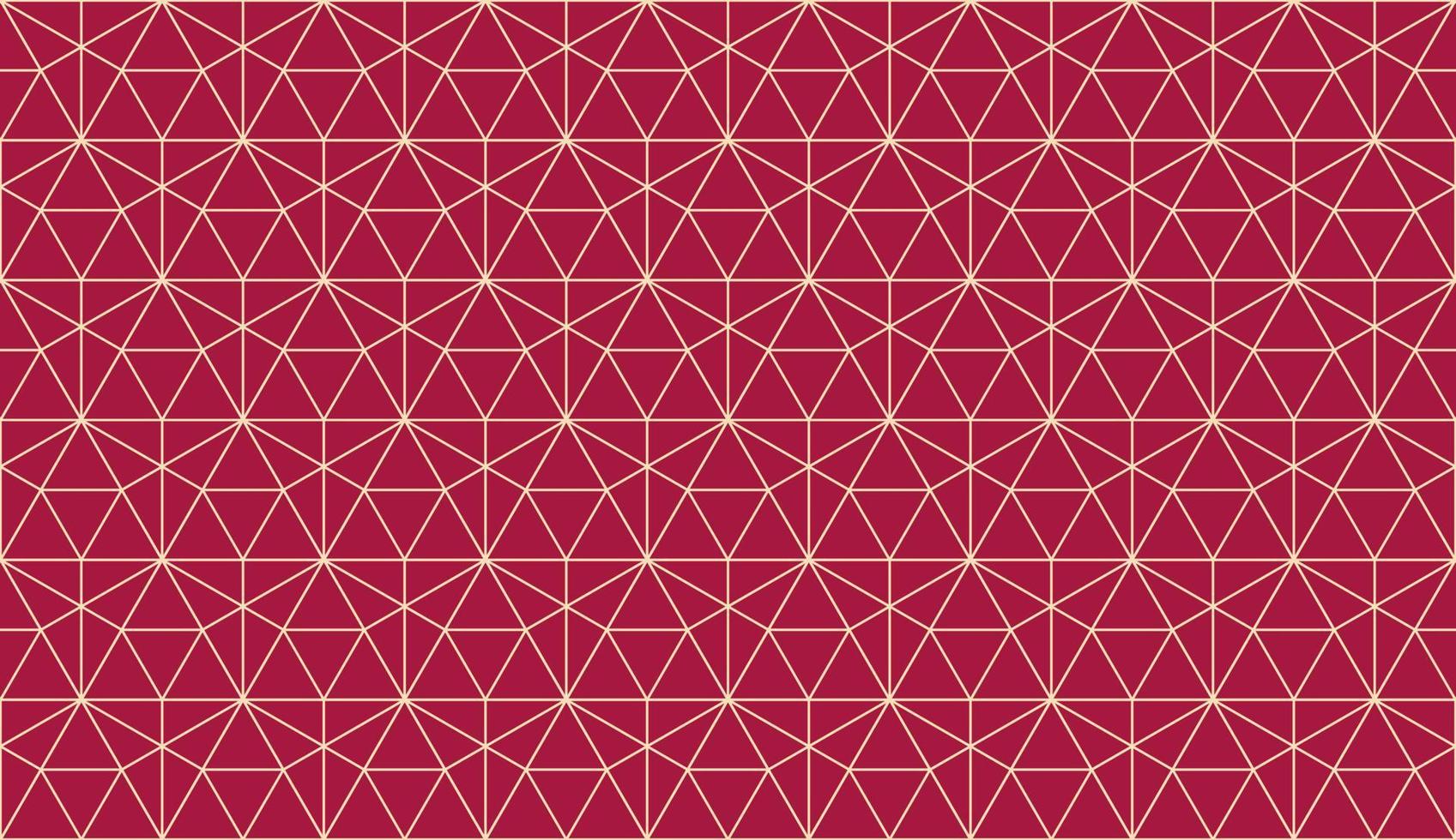 Abstract red triangular line seamless pattern vector template. Triangle shape striped lines background.