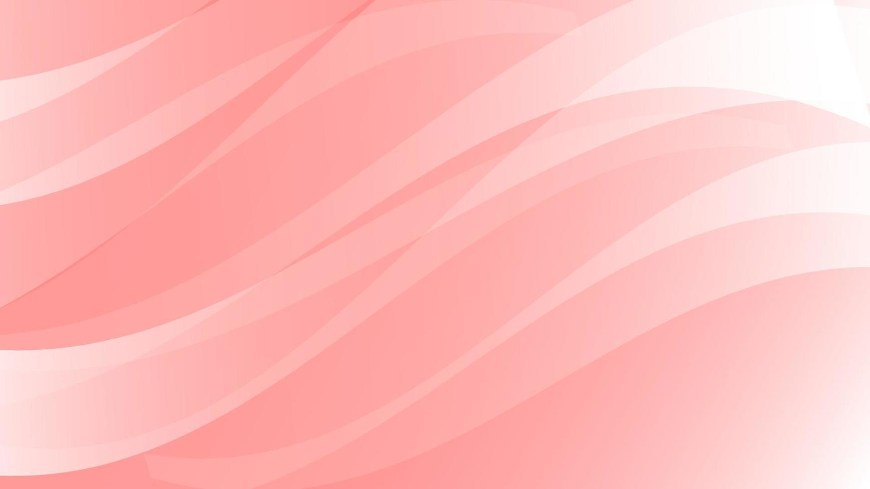 ilustración vectorial fondo de onda brillante de luz rosa, patrón de degradado rosa abstracto estilo de curva de seda vector