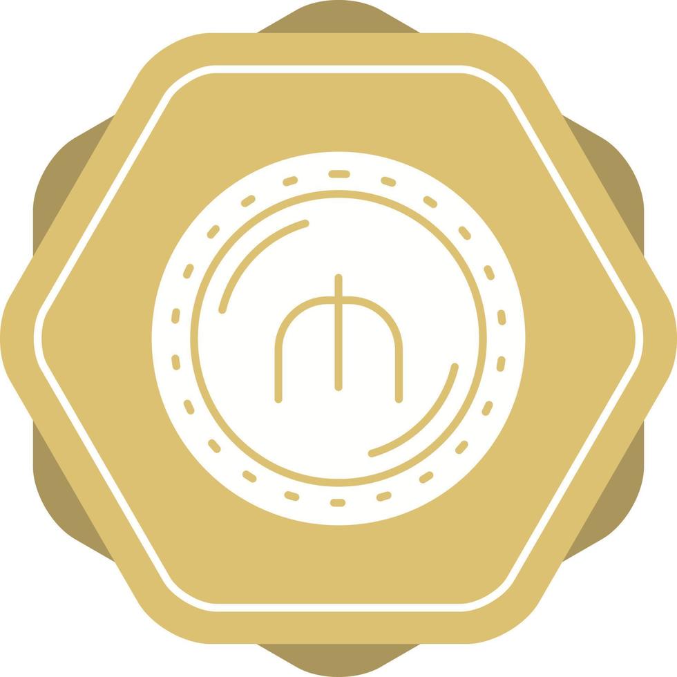 icono de vector de moneda manat