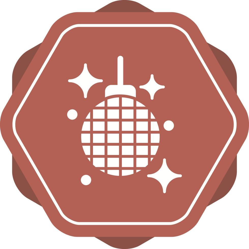 icono de vector de bola de discoteca