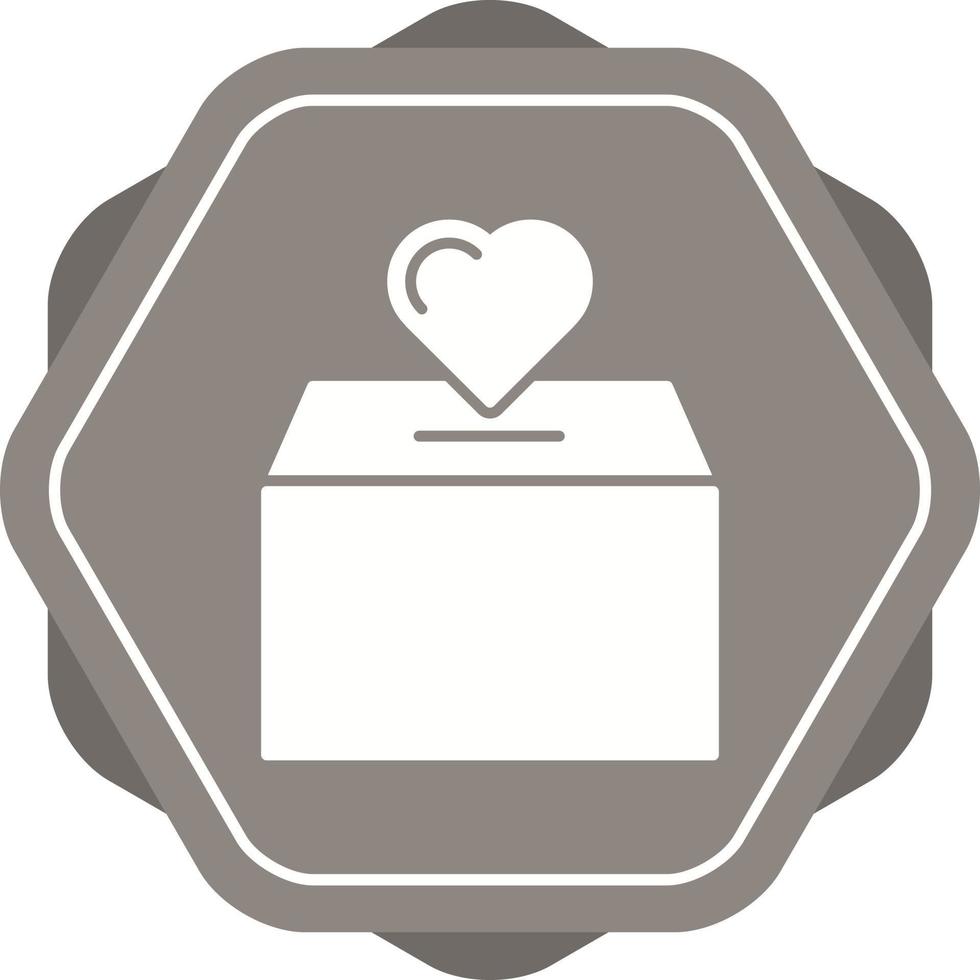 icono de vector de donación