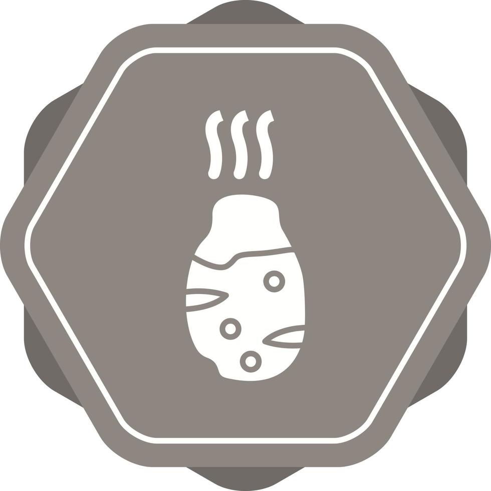 Roasted Potato Vector Icon