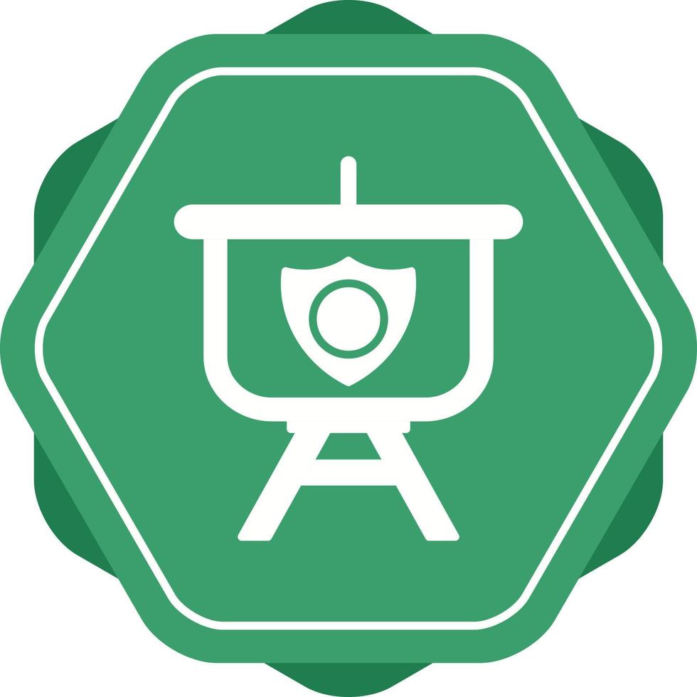 Security Presentation Vector Icon