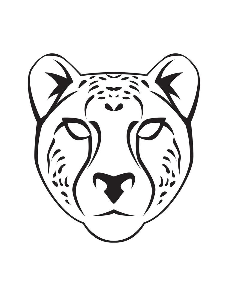 vector illustration of tiger