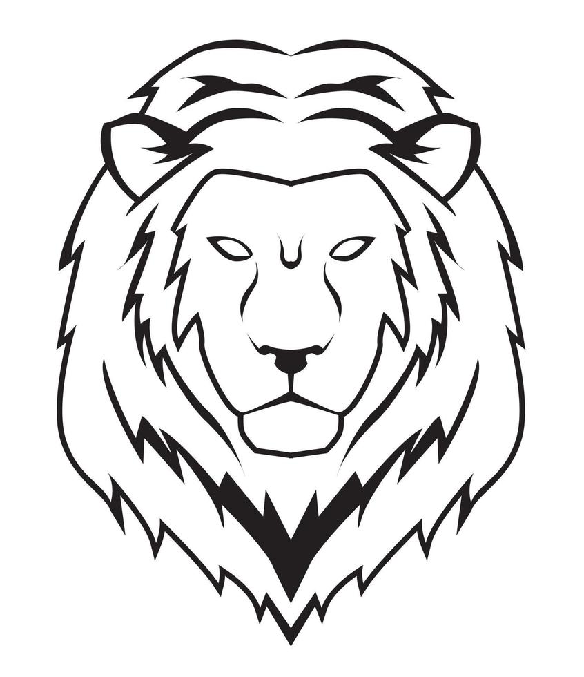 Vector illustration of lion