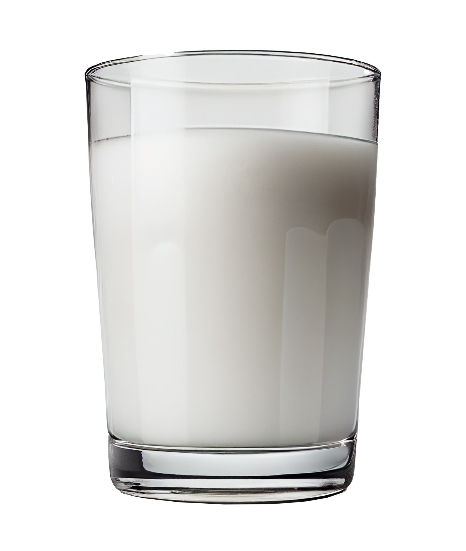 Transparent Glass of fresh milk. 19469068 PNG