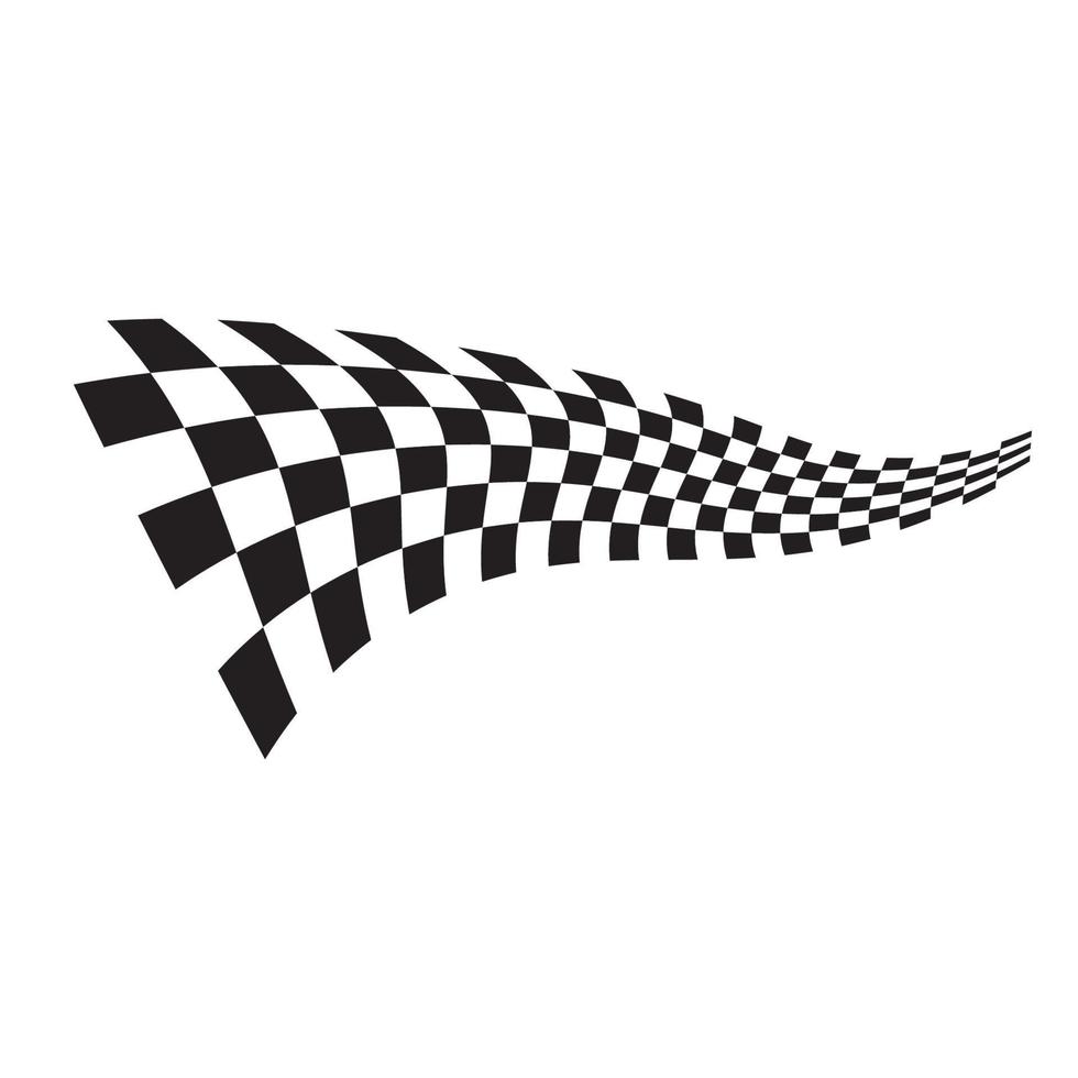 Race flag icon design vector