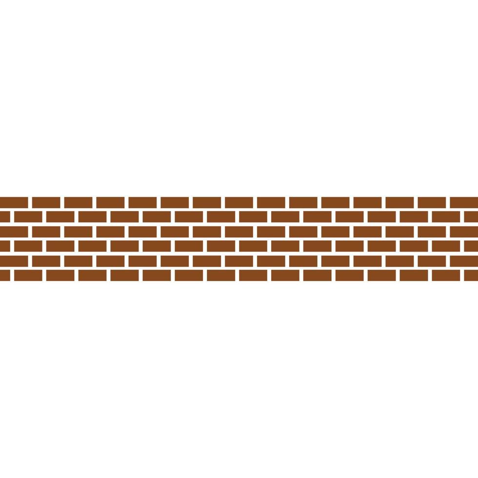 Brick wall icon vector