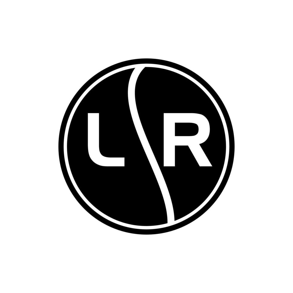 diseño de logotipo de letra lr.diseño de logotipo de letra lr inicial creativo lr. Concepto de logotipo de letra de iniciales creativas lr. vector