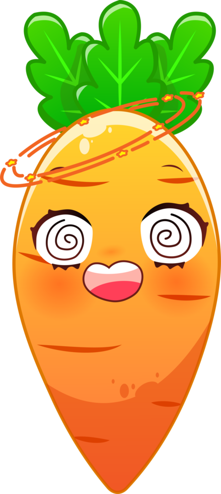 cute carrot cartoon png