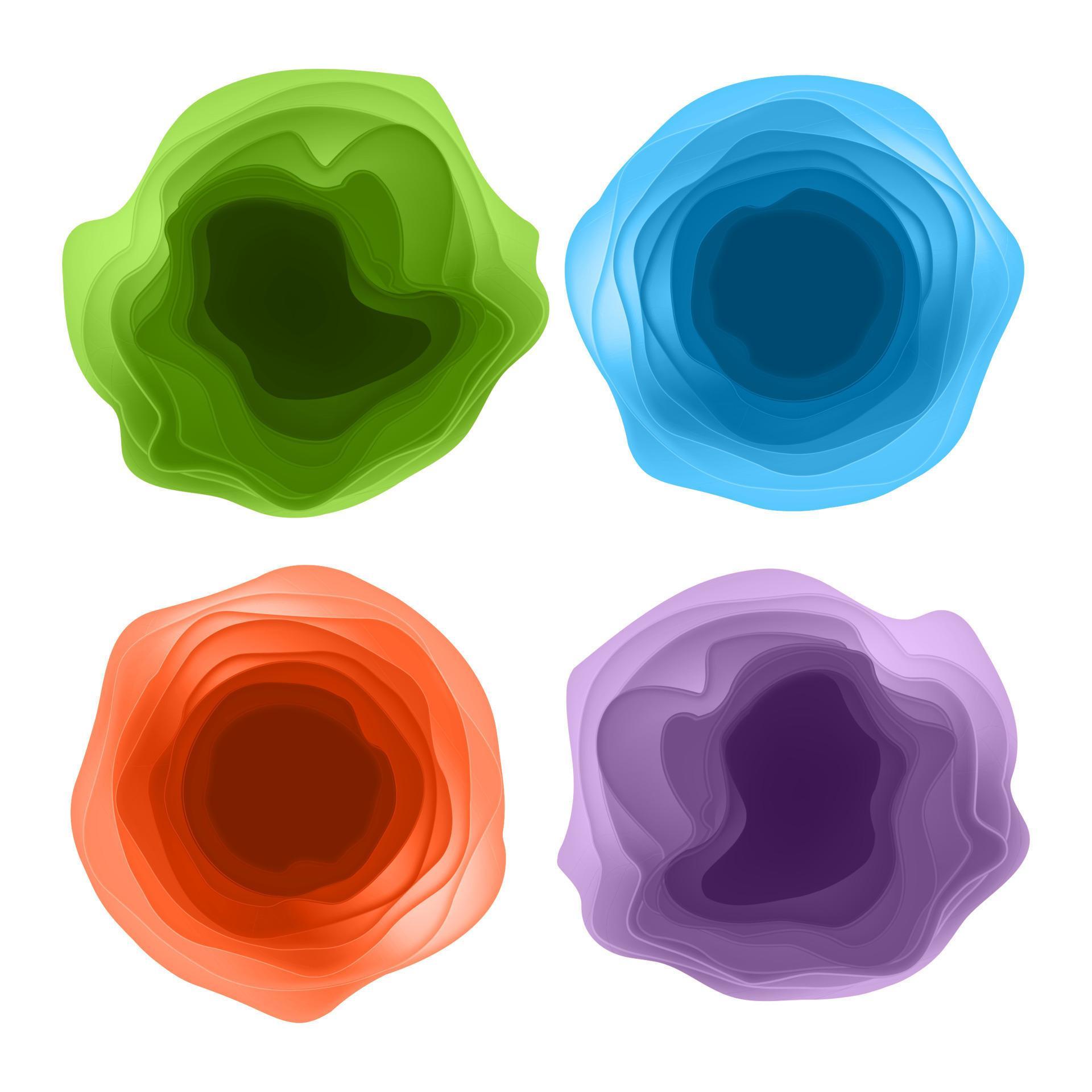 Modern Design Element Vector. Abstract Cut Paper Shapes Design. Isolated Ilustration. 19470026