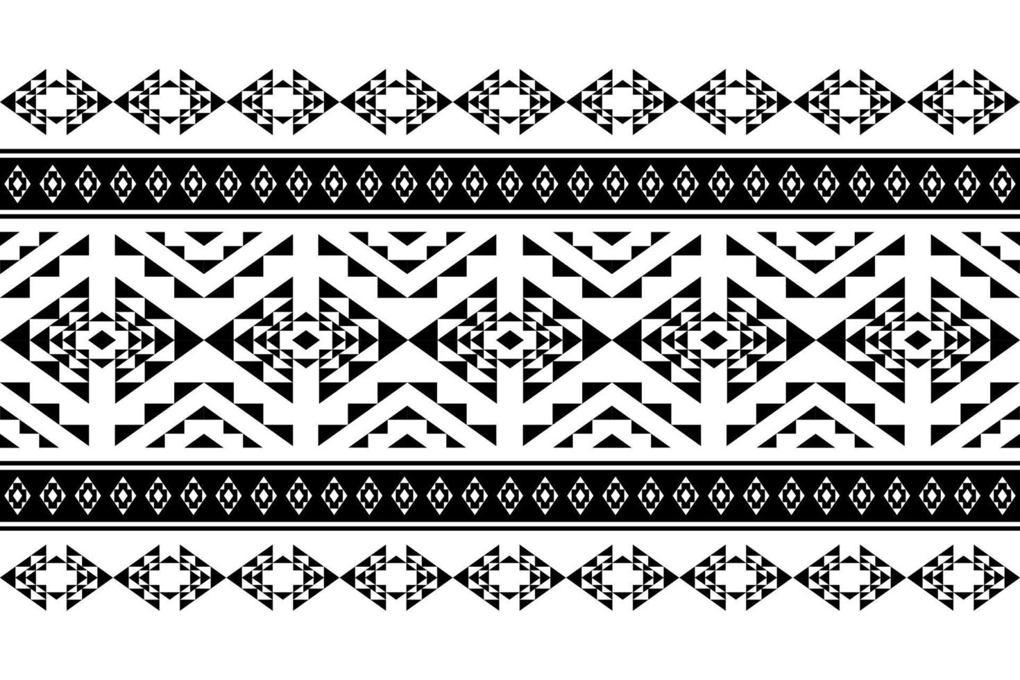 Geometric ethnic oriental seamless pattern traditional Design for background, carpet, wallpaper, clothing, wrapping, batik, fabric, Vector, illustration, embroidery style. vector