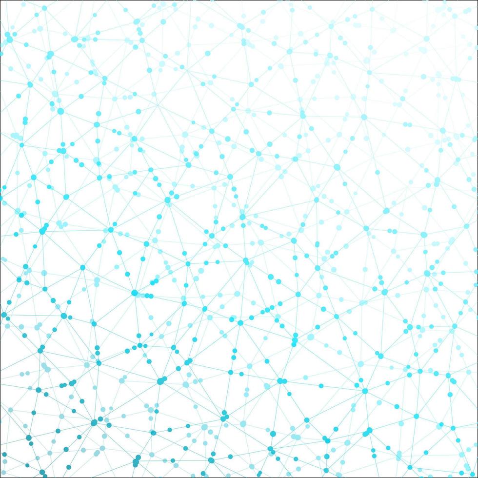 Abstract geometric gadient background with lines and dots. vector