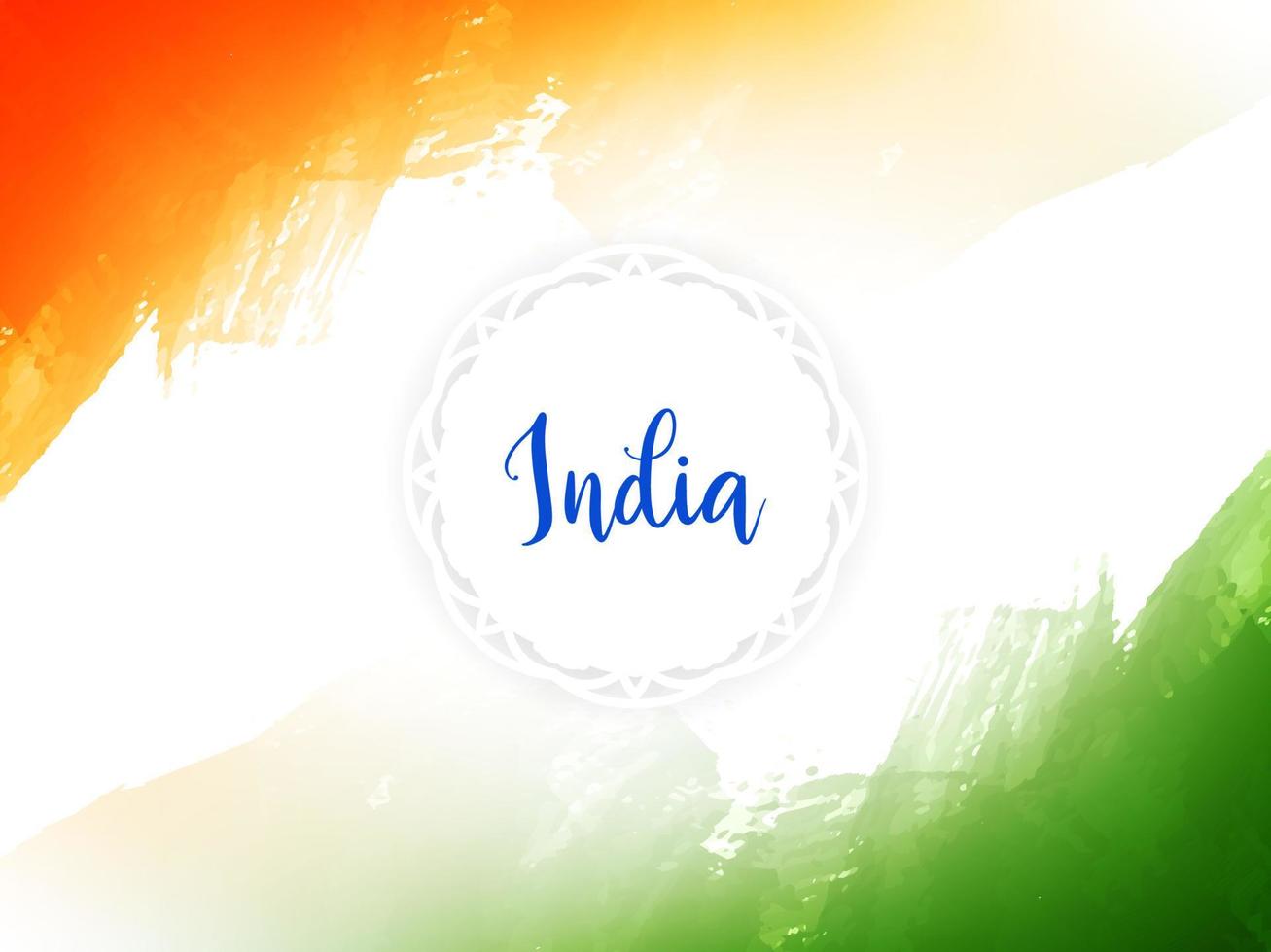 fondo de diseño de textura de día de república de tema de bandera india decorativa vector