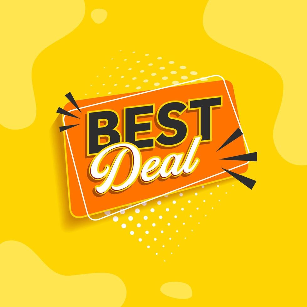 Best Deal templates background vector illustration