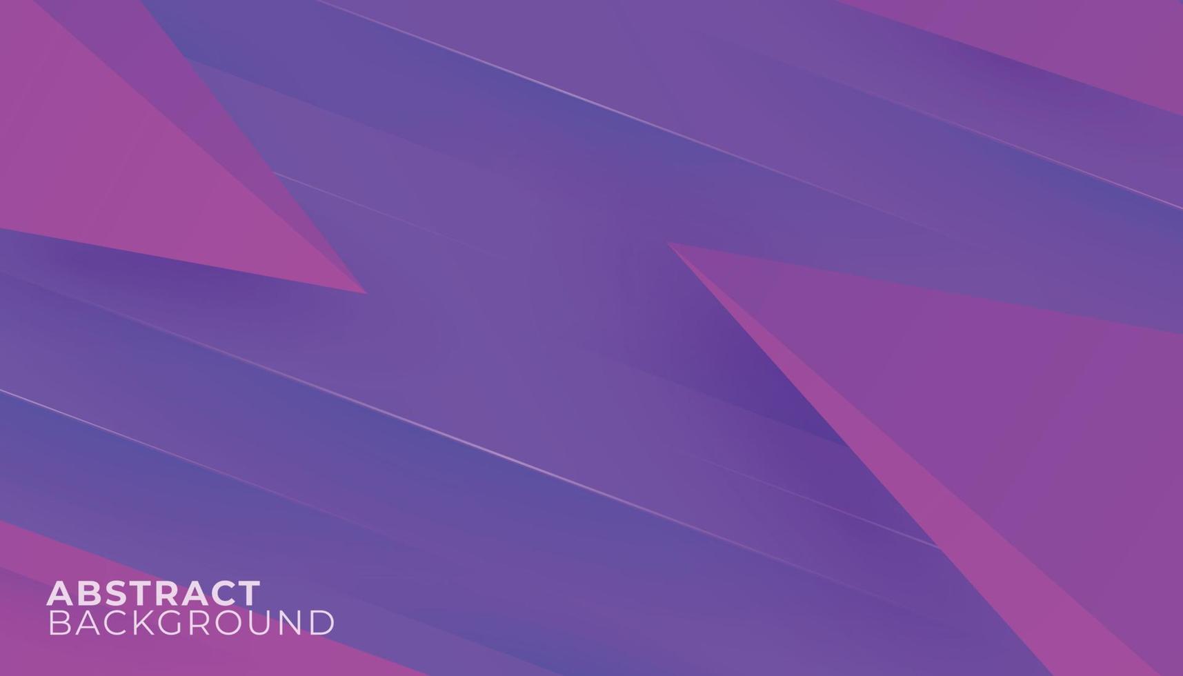 fondo geométrico púrpura rosa abstracto formas triangulares realistas en 3d. cartel de diseño futurista. ilustración vectorial vector