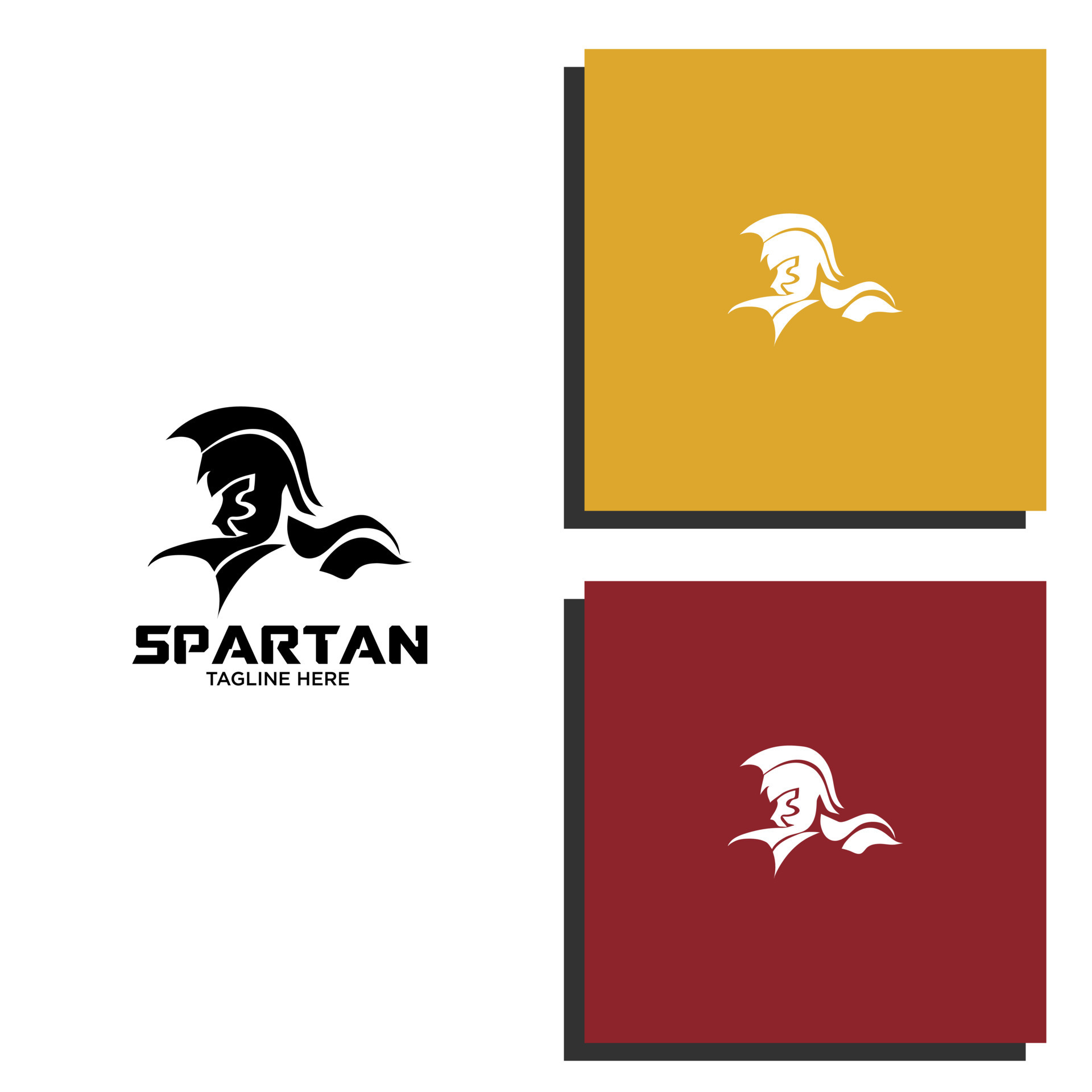 Spartan warrior symbol shield and helmet, coat of arms. Spartan helmet