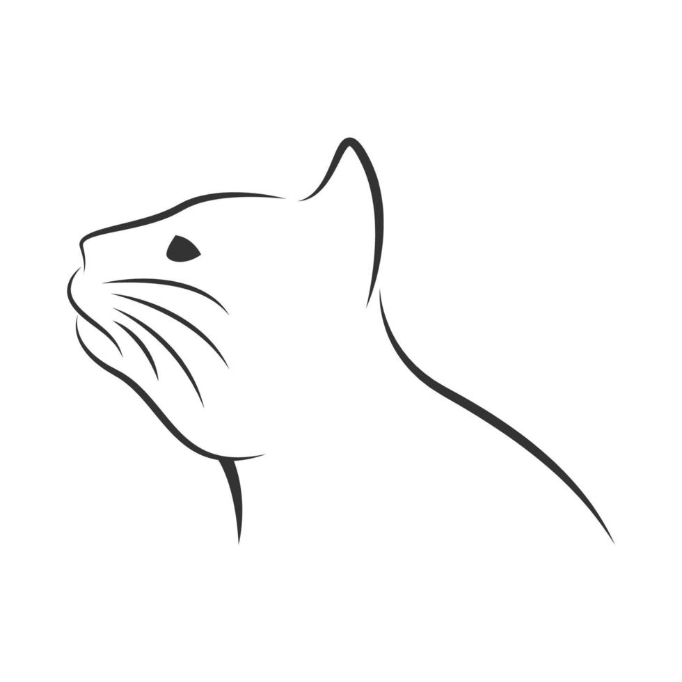 Cat icon logo design vector