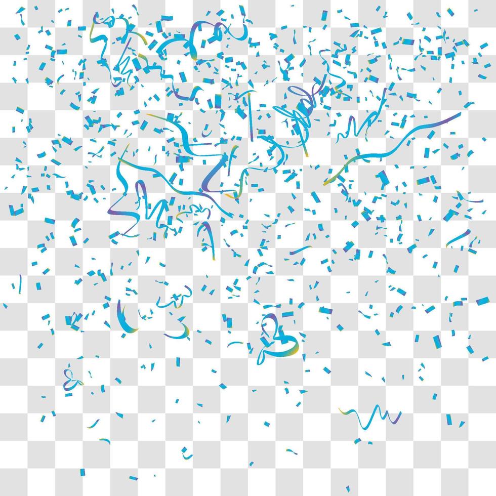 many falling tiny confetty vector