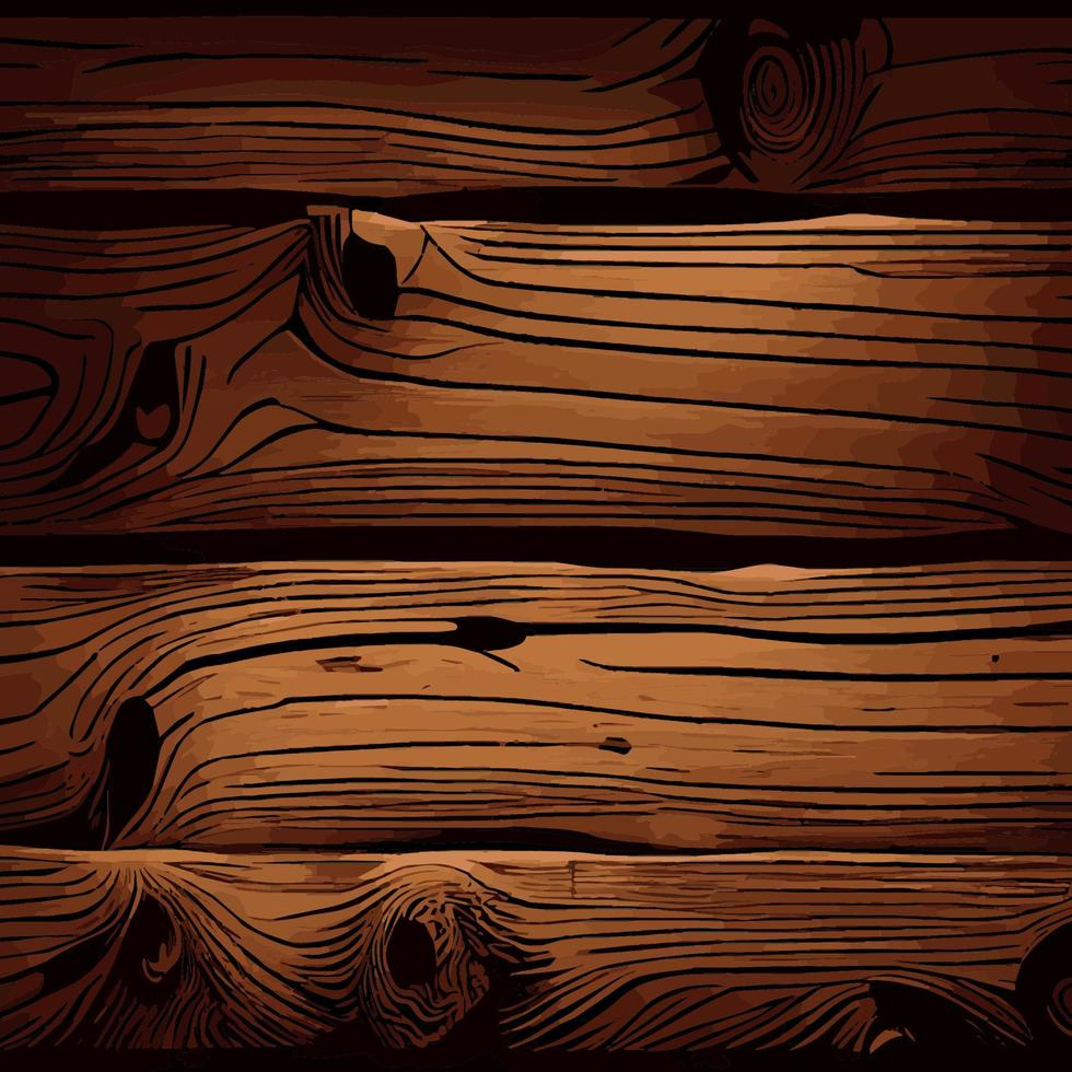 Realistic wood texture plank background, fiber texture pattern - Vector