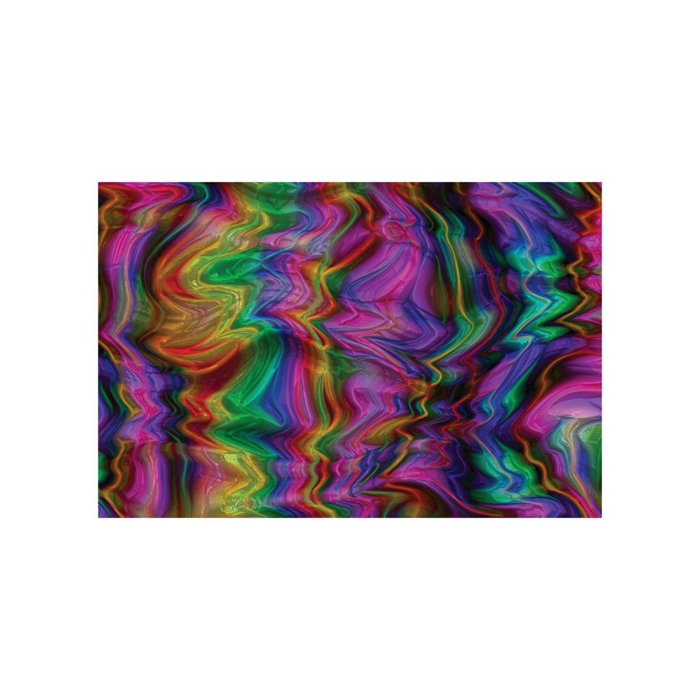 Abstract liquid wavy background,Abstract psychedelic wave texture,Holographic texture vector