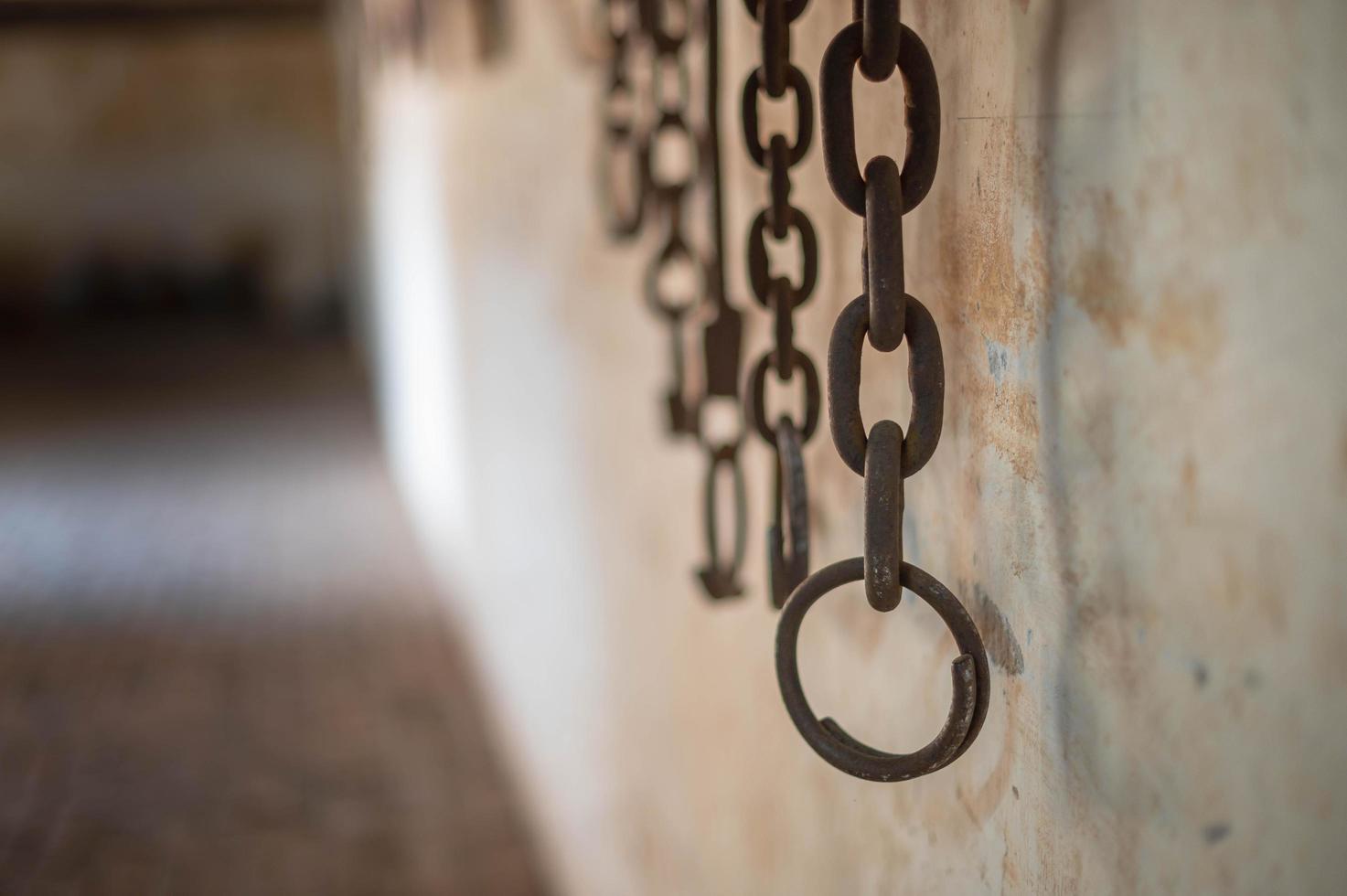 The ancient Basement prison at the north of Thailand. At the present is became to the Museum of Khum chao luang. photo