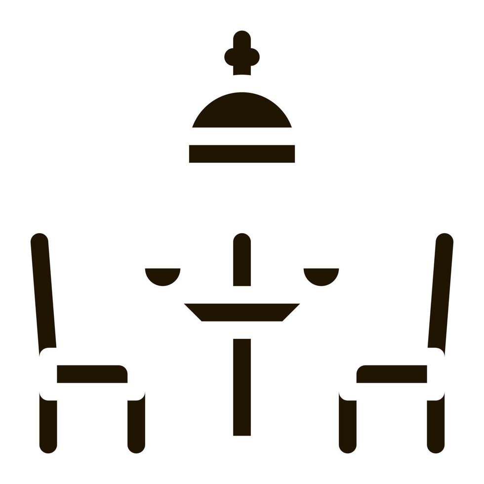 Canteen Icon Vector Glyph Illustration