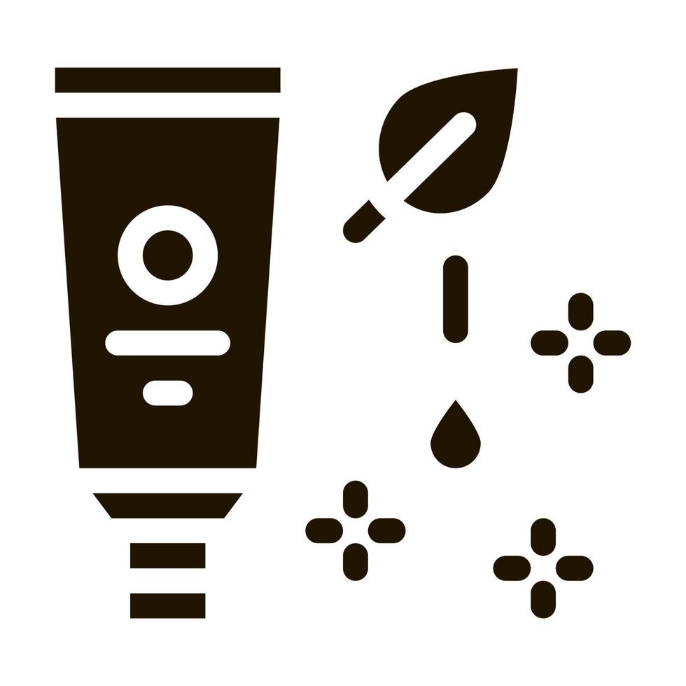 nutritious cream icon Vector Glyph Illustration