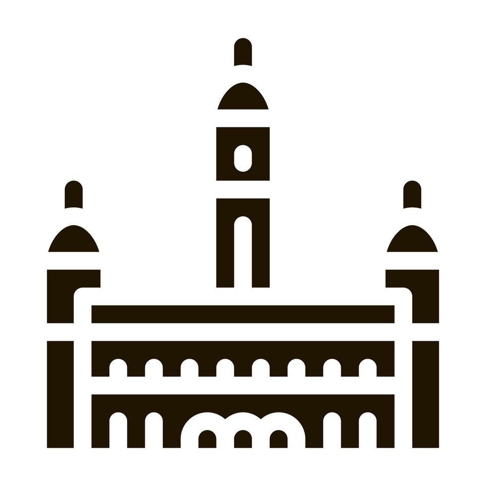 sultan palace abdul - samad icon Vector Glyph Illustration
