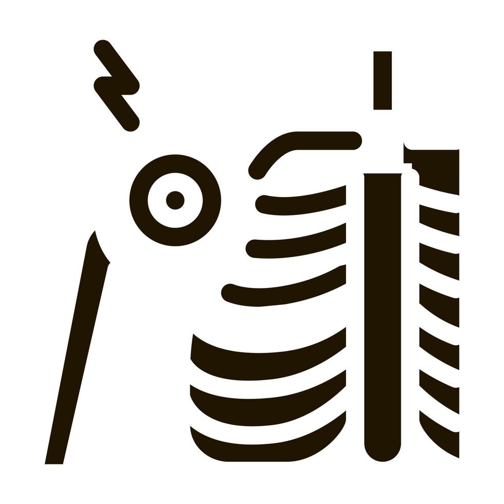 arthritis of shoulder joint icon Vector Glyph Illustration