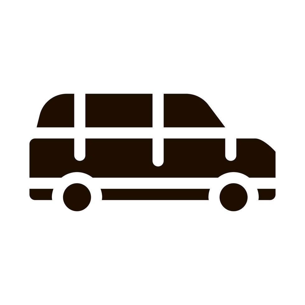 icono de vector de automóvil de transporte público