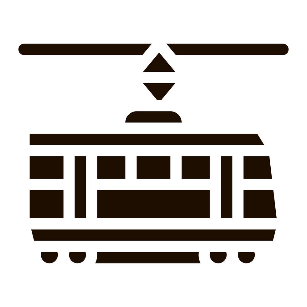 Public Transport Tramway Vector Icon