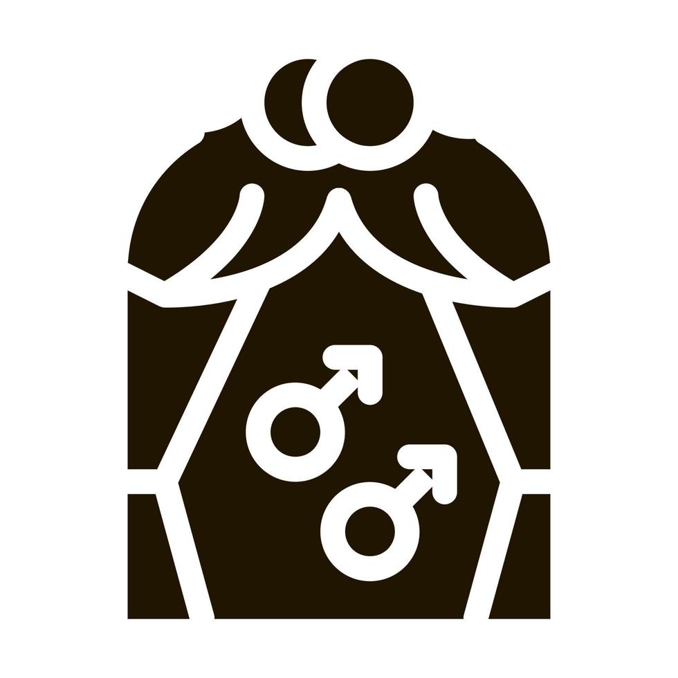 gay marriage icon Vector Glyph Illustration