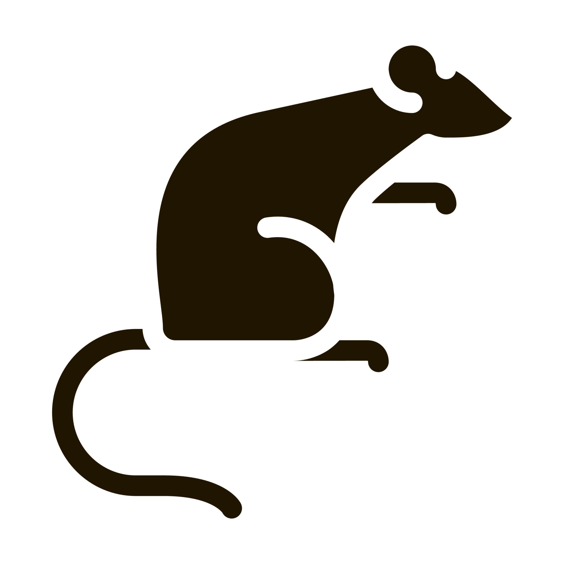 Rat Icon Vector Glyph Illustration 19471851 Vector Art at Vecteezy