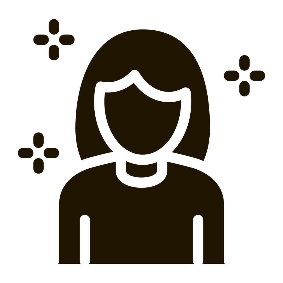 Woman Personal Care Icon Vector Glyph Illustration