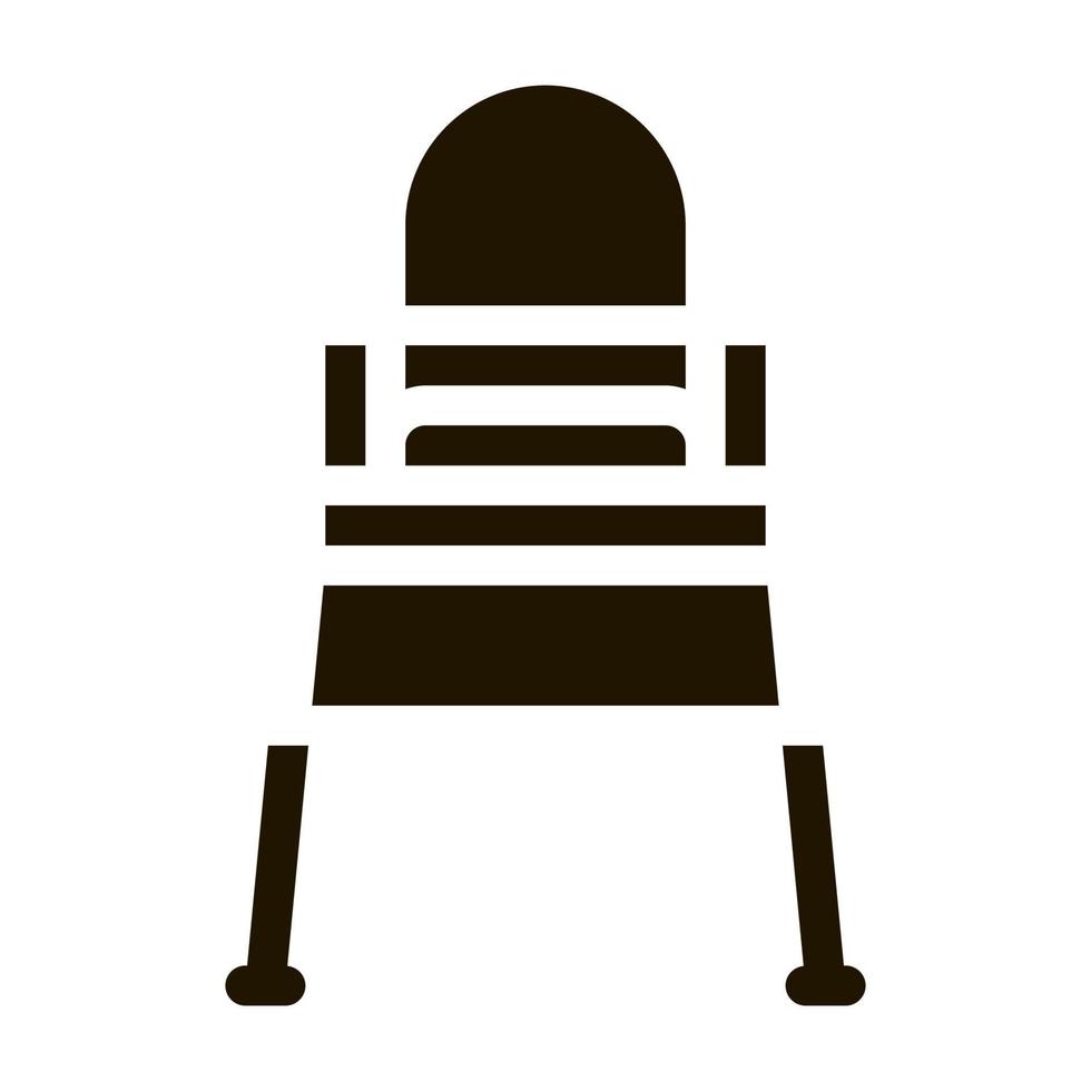 Chair For Feeding Icon Vector Glyph Illustration