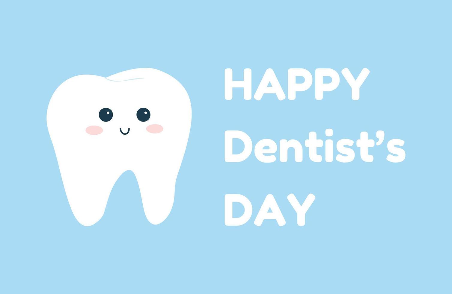 Happy Dentist's Day Vector Template Design Illustration